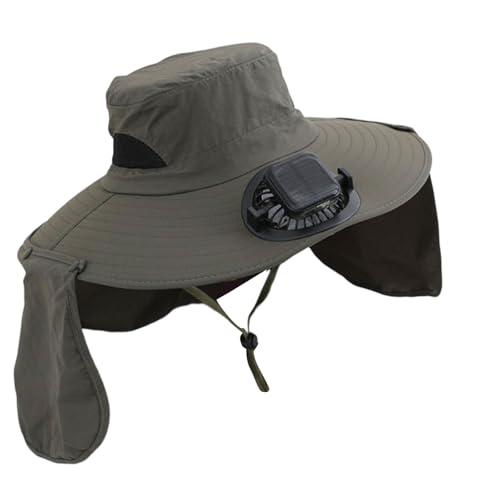 Bonnet de refroidissement pour randonnée et soleil extérieur avec ventilateur