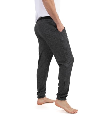 Bottoms Out Knit Jersey Pajama Pants for Men - Lounge and Sleep Pants With Elastic Waist and Drawstring2