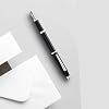 Cross Townsend Refillable Rollerball Pen, Rhodium-Plated Appointments, Includes Luxury Gift Box - Black Lacquer