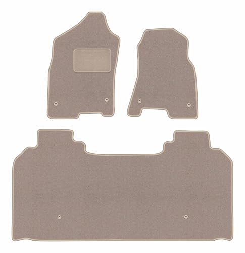 Tapis de voiture beige pour Dodge RAM 1500 Long 2019 accessoires auto velours