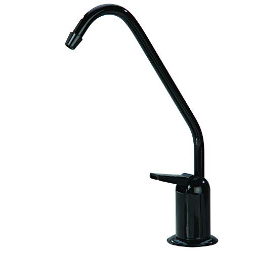 Watts Premier Pureteck WP116069 Standard Auxiliary Faucet for RO Water Filtration, Black, Medium