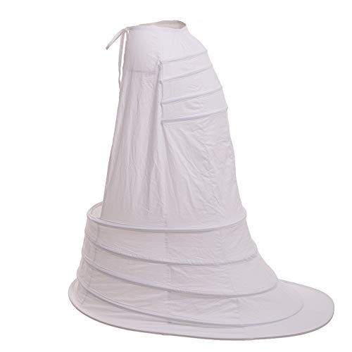 GRACEART Womens Victorian Bustle Hoop Skirt Crinoline Cage Pannier