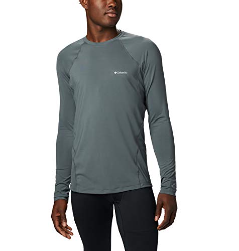 Columbia Midweight Camiseta Térmica De Manga Larga, Hombre, Graphite, M