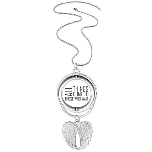Collier ailes d'ange cadeau idéal pendentif message inspirant