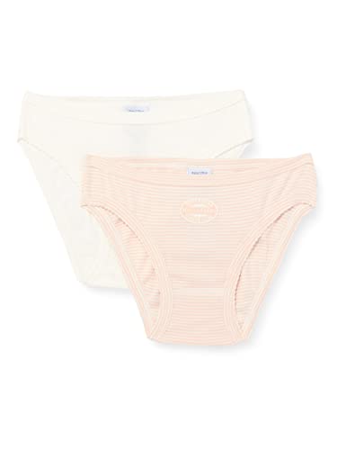 Petit Bateau GIRLS' PINSTRIPED COTTON BRIEFS - 2-PACK SIZES 2-12 YEARS