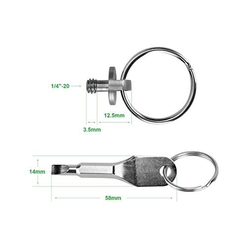 SZRIG Camera Cage Adapter with 1/4"-20 & 3/8-16 Screw Pack for Tripod Screw Accessories(8 Pieces) - Image 3