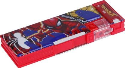 SKI 1601 Magnetic Dual Side Door Plastic Pencil Box with Spider Man Print 3 to 15 Years Boy and Girls (Red Spider 2) (B08RDGFL8B) Amazon Price History, Amazon Price Tracker