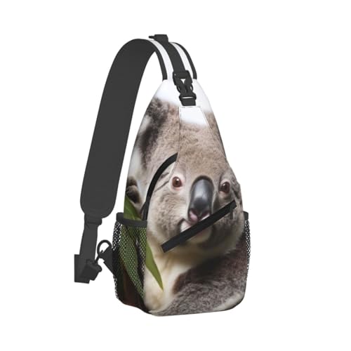 Mochila deportiva tipo cross chest negra miniatura 2