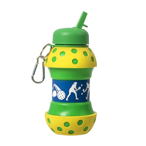 Bouteille d'eau pliable silicone boule de cornichon gourde sport pliable