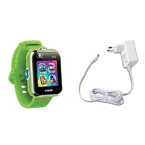 Montre VTech Kidizoom Smartwatch DX2 Verte avec chargeur USB pour enfant