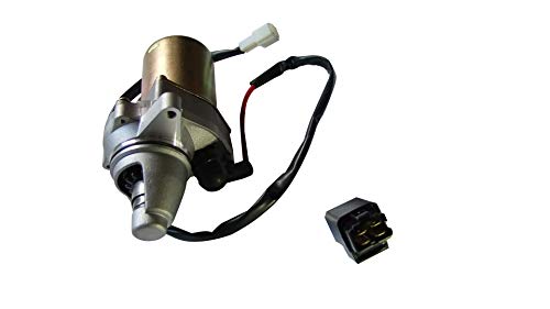 Shamofeng Starter Motor And Relay Solenoid For Suzuki Atv Lt80 Quadsport 1987-2006/ Kawasaki Atv Kfx80 Ksf80 2003-2006, 31100-40B00 31100-40B01 21163-S003 18332 410-54009 Lt80-Cs90 Sm10230 #TOP4