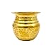 Kalash for Puja, Kalasham for Pooja [ Size - Small, Height -9 cms ] Brass Lota for Pooja Pot Wedding Purpose - Brass Vessel Indian, Indian Decor Hashcart ®