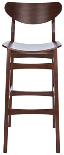 SAFAVIEH-Home-Collection-Thaxton-Mid-Century-Farmhouse-Walnut-30-inch-Bar-Stool-Set-of-2 SAFAVIEH Home Collection Thaxton Mid Century Farmhouse Walnut 30 inch Bar Stool Set of 2