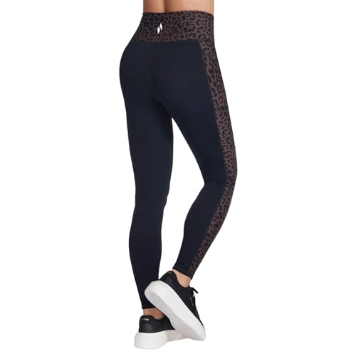 Skechers Legging feminina Go Walk cintura alta, Marrom, PP