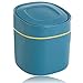 Poubelle de Table, Petite Poubelle Bureau, Portable Poubelle avec Couvercle, pour Salle de Bain, Cuisine, Bureau, Bleu