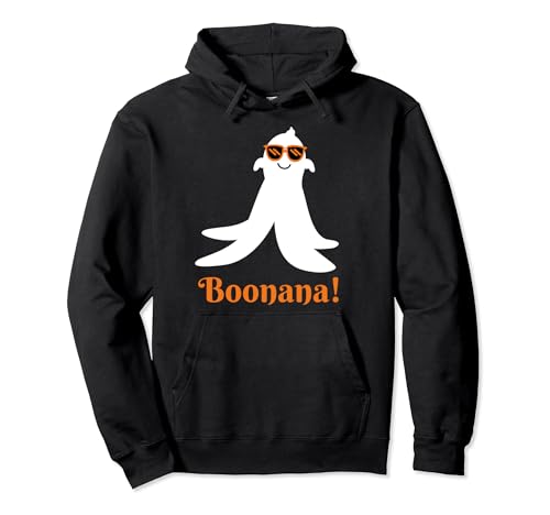 Boonana Boo-Nana Funny Halloween Costume Ghost Banana Puns Sudadera con Capucha