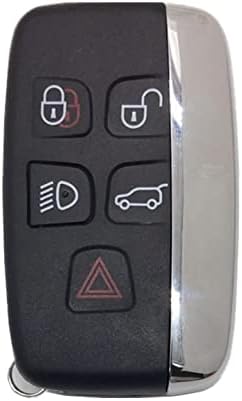 Kelay 5 Button Range Rover Key Cover Fob Replacement for Range Rover Sport/Evoque/L-and Rover Discovery 4 / Freelander Remote Car Key Fob Case
