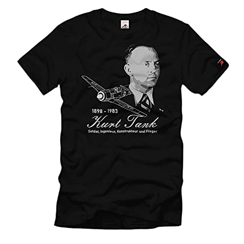 T-shirt Kurt Tak Fw Ingenieur noir medium pour vos sorties et salons aéronautiques