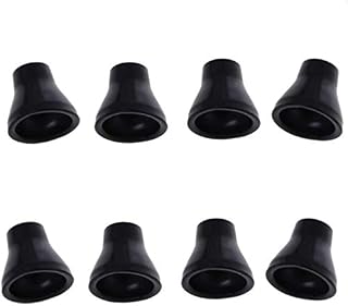 QIANG 8 Pcs Golf Ball Retriever Putter Picker Grip Pick Up Tool(Black)