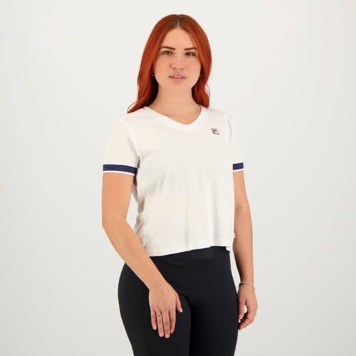 Camiseta Fila Pima Rise Feminina Branca