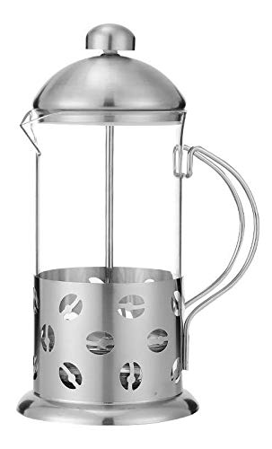 Cafeteira/Cremeira Prensa francesa De Inox e Vidro 600ML