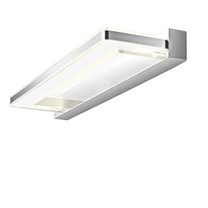 FWZJ Badezimmer Led Spiegel Frontlampe Moderner Spiegelschrank Beleuchtung wasserdichte Anti-Fog-Lampen Badezimmerbeleuchtung Edelstahl,Spiegellampe