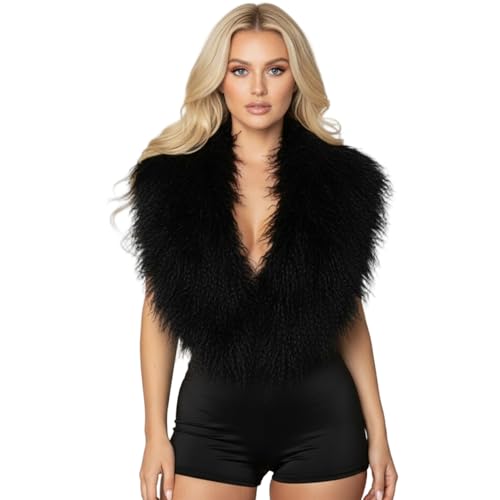 Mono de fiesta para club nocturno con espalda descubierta y plumas negras