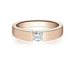 Diamantring made in Germany in 585/- Roségold