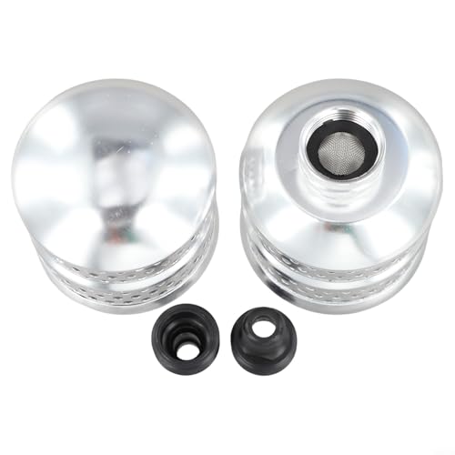 Lot de 2 têtes d'arrosage en aluminium avec filetage femelle de 1,9 cm pour tuyau d'arrosage conçu pour un arrosage ciblé et l'entretien de l'humidité du sol