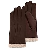  Gants cuir femme - Marron - Taille S