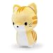 Bellzi Tabby Cat Cute Stuffed Animal Plush Toy - Adorable Soft Orange and White Cat Toy Plushies and Gifts - Perfect Present for Kids, Babies, Toddlers - Tabbi