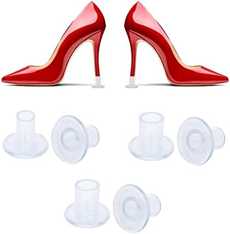 30 Paia Salvatacchi Per Tacchi - Protezione Per Erba, Ghiaia - Trasparenti E Antiscivolo (3 Misure S/M/L) - Foto 6