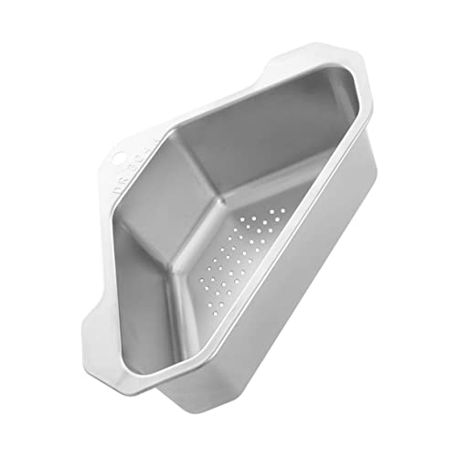 Colador Triangular Esquinero para Fregadero Acero Inox