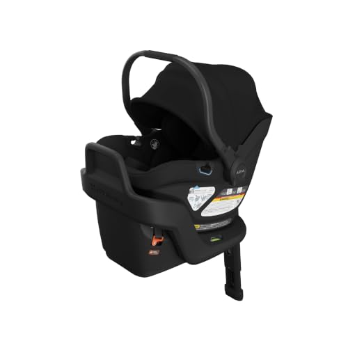 Image of UPPAbaby Aria V2 Lightweight Infant Car Seat - Load Leg & Cover - James | Lightweight at 6 lbs, Suitable from 4-30 lbs, No-rethread Harness, 25 Headrest Positions, Base Included