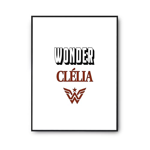 Affiche Wonder Clelia poster citation humour anniversaire