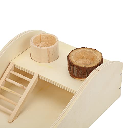Caixa de banho de areia para hamsters, contêiner de banheiro pequeno durável de design exclusivo com