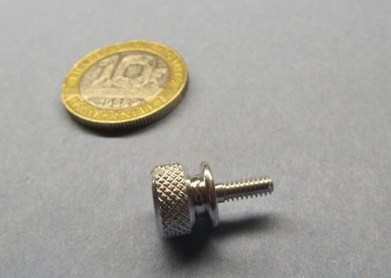 6061 Aluminum Flared Collar Knurled Head Thumb Screws FT 4-40 x .312" Length 5 Pcs