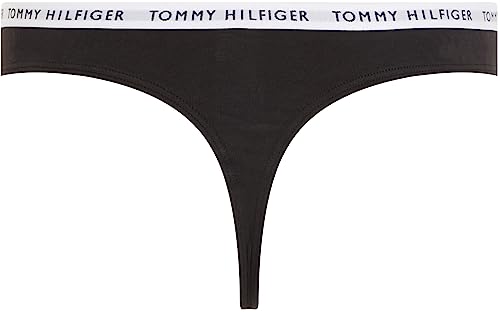 Tommy Hilfiger Damen Strings Tangas, Schwarz (Black/Black/Black), L 5