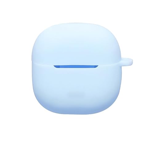 LUNBER-ARMOR�EFor Redmi Buds 8 Lite �P�[�X �J�o�[ �V���R�� �V���v�� �ی�J�o�[ �J���r�i�t�� For Xiaomi �V���I�~ ���b�h�~�[ �o�b�Y8 ���C�g ���C�����X�C���z�� �����[�d�\(���C�g�u���[)