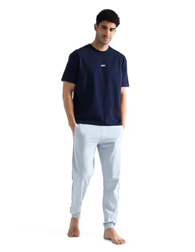 Image of U.S. Polo ASSN. Mens OEE04 Pure Cotton Oversized Lounge T-Shirt