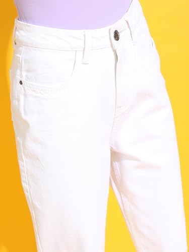 Image of Tokyo Talkies Straight |Jeans Pant|Blue,White & Black Jeans