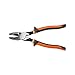 Klein Tools 2138NEEINS Slim Handle Insulated Side Cutter Pliers, Streamline New England Nose with Knurled Jaws, 8-Inch