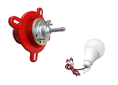 12V DC Motor 12V Powerful DC Motor for DIY Kits, Science Projects, Cooler, Fan etc. with 12v DC LED Bulb