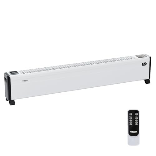 ROVSUN 48'' Electric Baseboard Heater with Remote & Timer, 1500W Convection Space Heater...