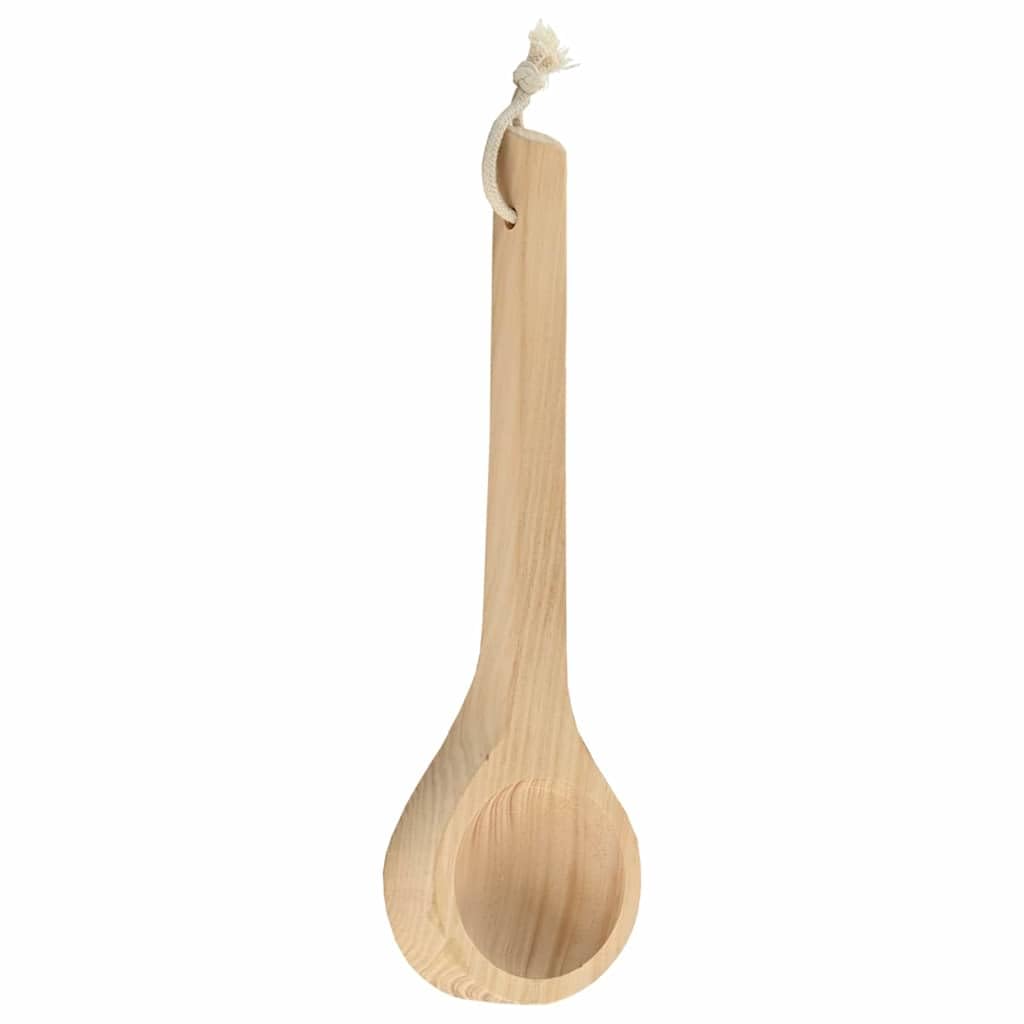 Secchio per sauna, 2 pezzi, marrone in legno di pino massiccio con manico in canapa, 27,5 x 25,5 x 20 cm, accessorio per sauna finlandese e relax