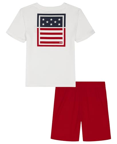 Image of Under Armour Boys' 2-Piece Short Sleeve T-Shirt and Shorts Set, Outdoor Collection