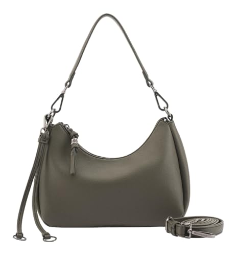 Sac à épaule bandoulière FREDsBRUDER My Bestie Midi Hobo Bag en cuir souple kaki