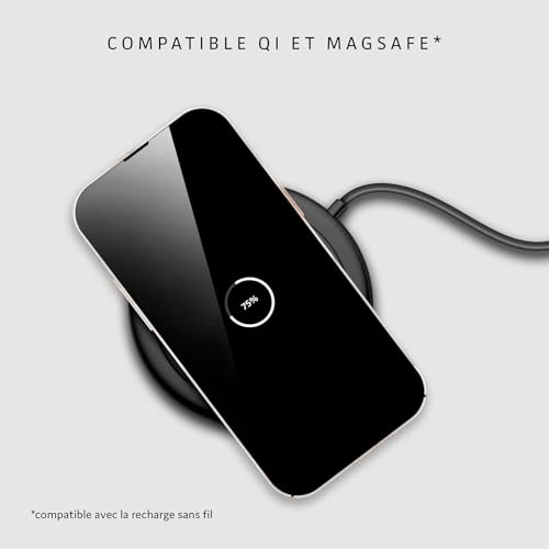 Coque iPhone 16 Pro Max marbre paillettes avec étui de protection - 6