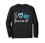 Photo Gallery terapista occupazionale peace love ot maglia a manica Photo Gallery terapista occupazionale peace love ot maglia a manica