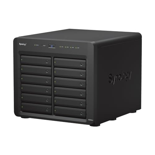 Image of Synology DiskStation DS3622xs+ NAS Server with Xeon 2.2GHz CPU, 48GB Memory, 264TB HDD Storage, 2 x 10GbE LAN Ports, DSM Operating System